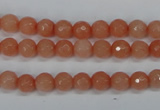 CCN1811 15 inches 6mm faceted round candy jade beads wholesale