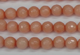 CCN1812 15 inches 8mm faceted round candy jade beads wholesale