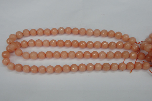 CCN1813 15 inches 10mm faceted round candy jade beads wholesale