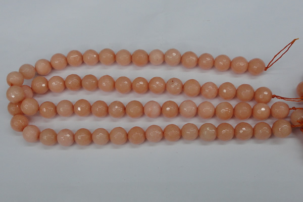 CCN1814 15 inches 12mm faceted round candy jade beads wholesale