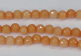 CCN1820 15 inches 4mm faceted round candy jade beads wholesale