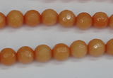 CCN1822 15 inches 8mm faceted round candy jade beads wholesale