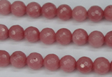 CCN1832 15 inches 8mm faceted round candy jade beads wholesale