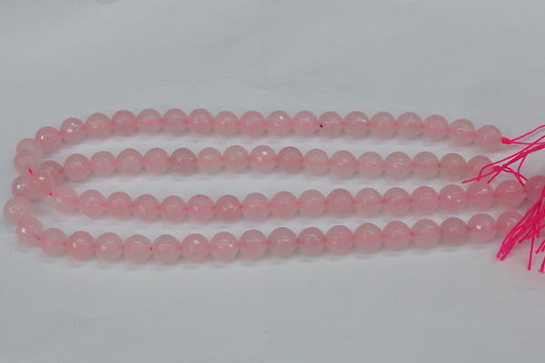 CCN1853 15 inches 10mm faceted round candy jade beads wholesale