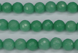 CCN1882 15 inches 8mm faceted round candy jade beads wholesale