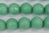 CCN1885 15 inches 14mm faceted round candy jade beads wholesale