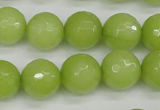 CCN1905 15 inches 14mm faceted round candy jade beads wholesale