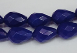 CCN192 15.5 inches 10*14mm faceted teardrop candy jade beads