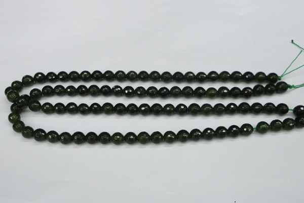 CCN1922 15 inches 8mm faceted round candy jade beads wholesale