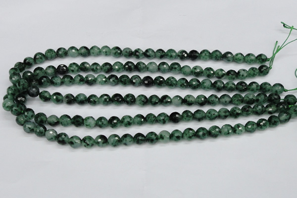 CCN1941 15 inches 6mm faceted round candy jade beads wholesale