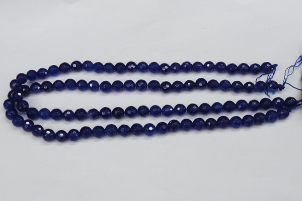 CCN1962 15 inches 8mm faceted round candy jade beads wholesale