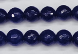 CCN1964 15 inches 12mm faceted round candy jade beads wholesale