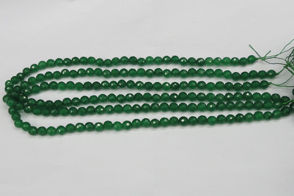 CCN1972 15 inches 8mm faceted round candy jade beads wholesale