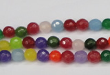 CCN1980 15 inches 4mm faceted round candy jade beads wholesale