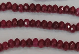 CCN1988 15 inches 3*5mm faceted rondelle candy jade beads wholesale