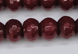 CCN1994 15 inches 12*16mm faceted rondelle candy jade beads wholesale