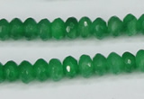 CCN1997 15 inches 5*8mm faceted rondelle candy jade beads wholesale