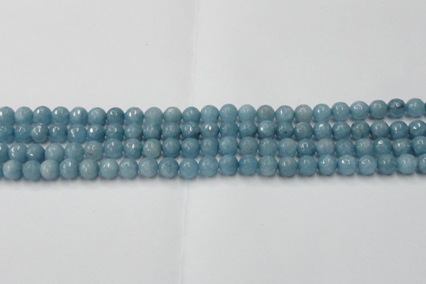 CCN2016 15 inches 6mm faceted round candy jade beads wholesale