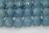 CCN2017 15 inches 8mm faceted round candy jade beads wholesale