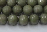 CCN2025 15 inches 10mm faceted round candy jade beads wholesale