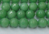 CCN2031 15 inches 8mm faceted round candy jade beads wholesale