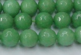 CCN2033 15 inches 12mm faceted round candy jade beads wholesale