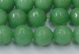 CCN2034 15 inches 14mm faceted round candy jade beads wholesale