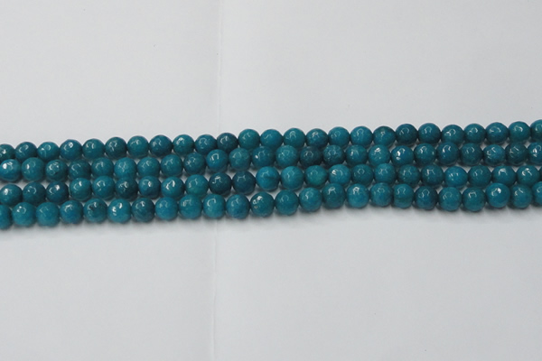 CCN2043 15 inches 4mm faceted round candy jade beads wholesale