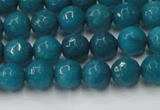 CCN2044 15 inches 6mm faceted round candy jade beads wholesale