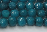 CCN2045 15 inches 8mm faceted round candy jade beads wholesale