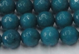 CCN2047 15 inches 12mm faceted round candy jade beads wholesale