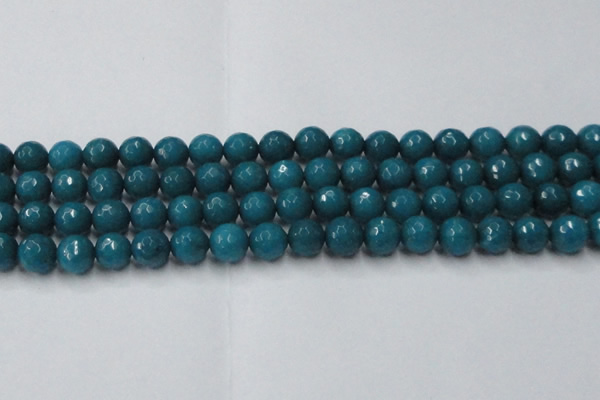 CCN2047 15 inches 12mm faceted round candy jade beads wholesale