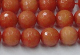 CCN2054 15 inches 12mm faceted round candy jade beads wholesale