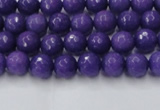 CCN2057 15 inches 4mm faceted round candy jade beads wholesale