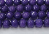 CCN2058 15 inches 6mm faceted round candy jade beads wholesale