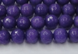 CCN2059 15 inches 8mm faceted round candy jade beads wholesale