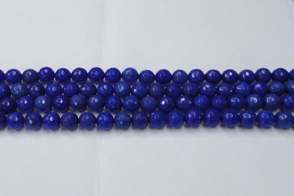 CCN2068 15 inches 12mm faceted round candy jade beads wholesale