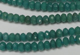 CCN2100 15.5 inches 4*6mm faceted rondelle candy jade beads