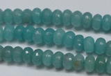 CCN2101 15.5 inches 5*8mm faceted rondelle candy jade beads