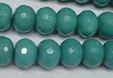 CCN2104 15.5 inches 10*14mm faceted rondelle candy jade beads