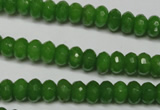 CCN2106 15.5 inches 4*6mm faceted rondelle candy jade beads