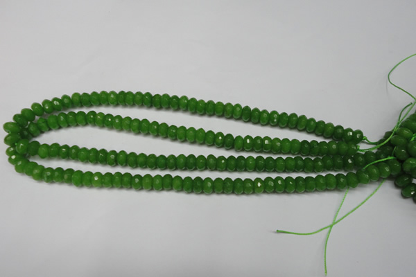 CCN2106 15.5 inches 4*6mm faceted rondelle candy jade beads