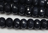 CCN2115 15.5 inches 8*12mm faceted rondelle candy jade beads