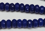 CCN2120 15.5 inches 6*10mm faceted rondelle candy jade beads