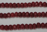 CCN2125 15.5 inches 4*6mm faceted rondelle candy jade beads