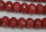 CCN2130 15.5 inches 12*16mm faceted rondelle candy jade beads