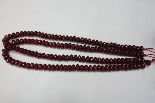 CCN2133 15.5 inches 5*8mm faceted rondelle candy jade beads