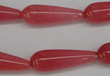 CCN2185 15.5 inches 10*30mm teardrop candy jade beads