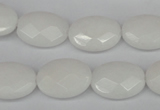 CCN2200 15.5 inches 13*18mm faceted oval candy jade beads