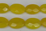 CCN2208 15.5 inches 13*18mm faceted oval candy jade beads